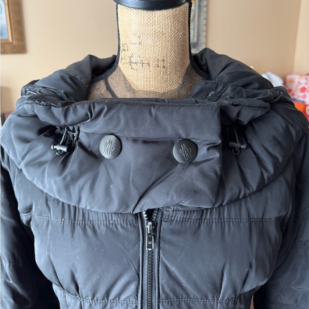 Moncler women’s Down Hooded Long Puffer Coat - Picture 5 of 14